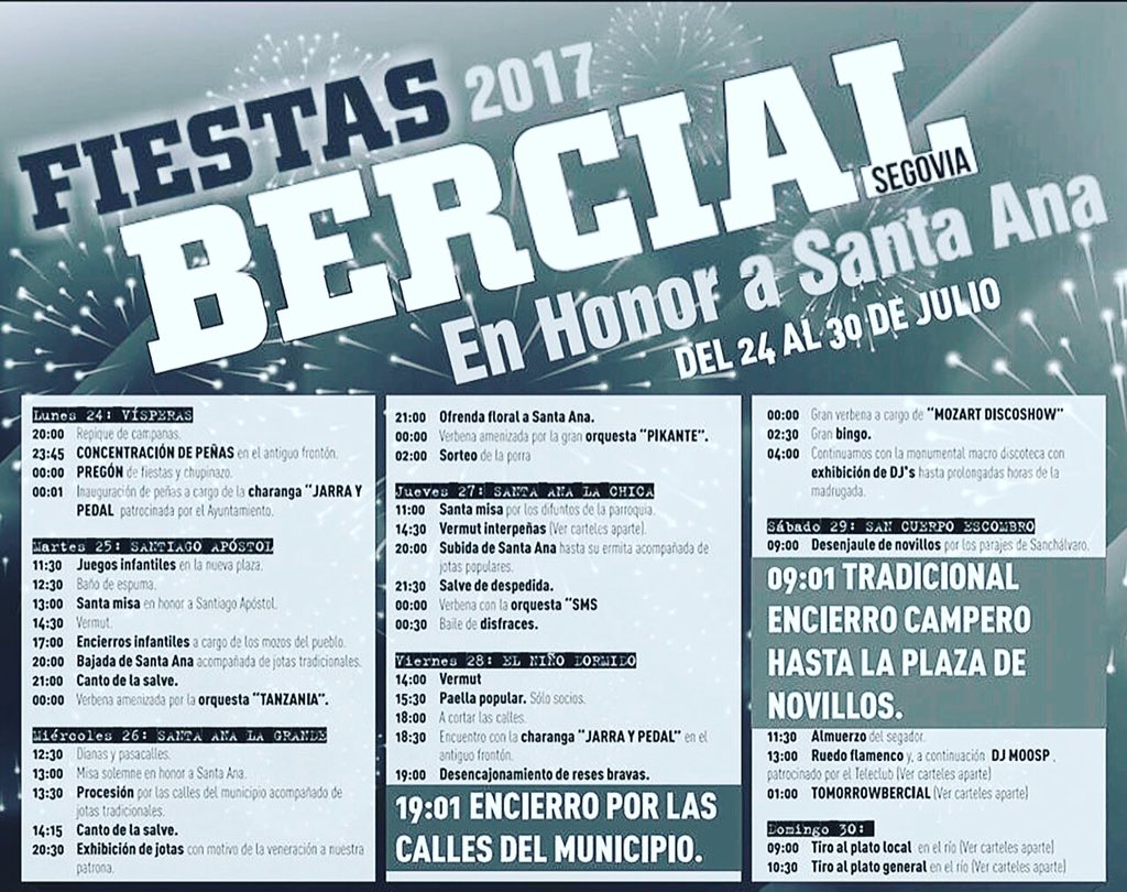 ¡Esta noches estaremos en Bercial desde las 00:00h inaugurando las peñas!