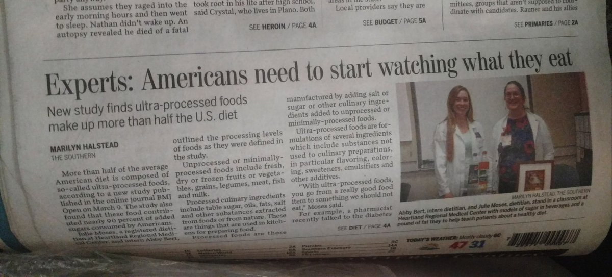 RachiB84's tweet photo. Hot Take from the Southern Illinoisan. Wonder what their stance is on smoking.  or why their subscriber #s are in decline https://t.co/yJOGYE9jZ7