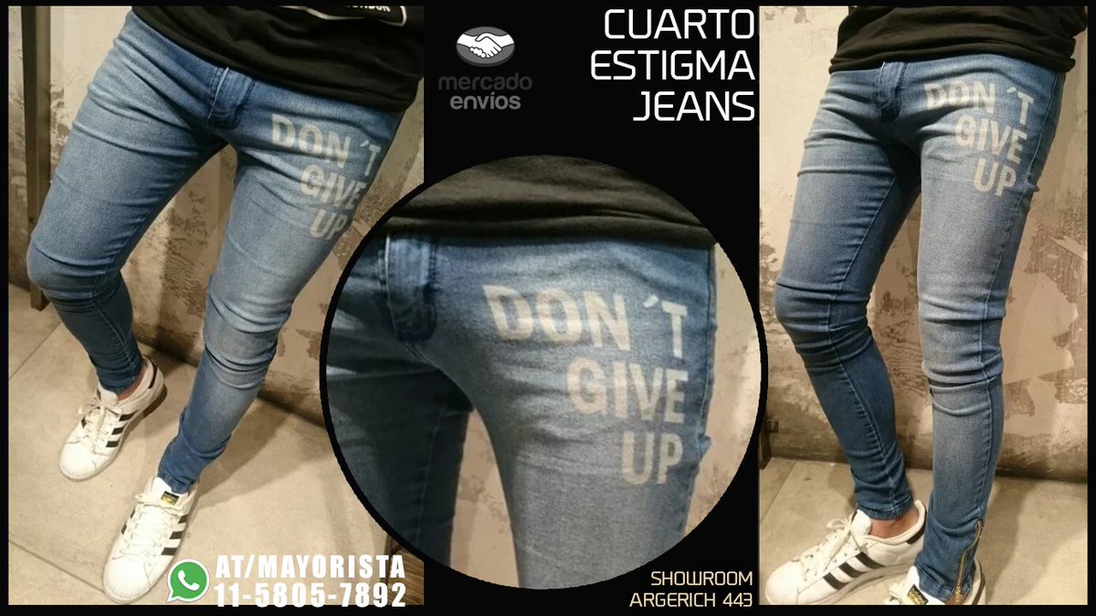 cuartoestigmaj1's tweet photo. #novedad con #envio ✈ #GRATIS ★ #AMIGO
【 #Jean #Skinny Don't Give Up 】
seguí el #link y TENELO  ► https://t.co/5VQk8pBY5E
 #ahora #emprender https://t.co/iFjWtqFOxK