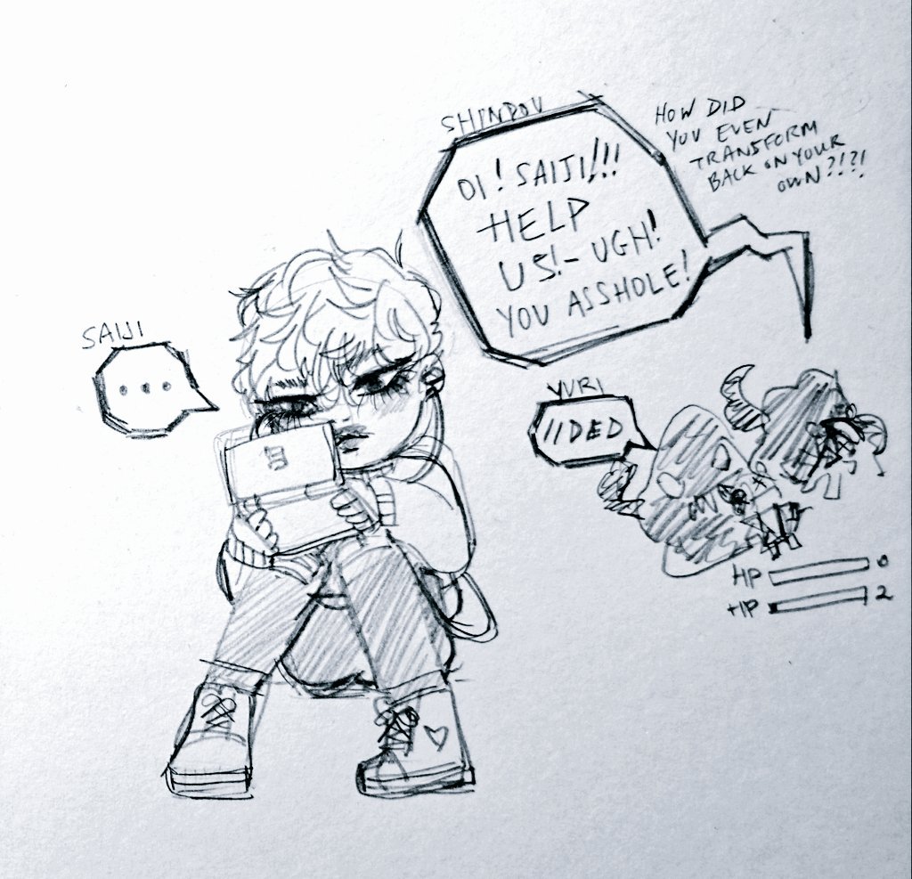 doodling saiji, the worst phatom thief ever #persona5oc 