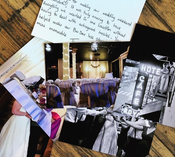 Happy brides make our hearts warm! We have wedding packages to suit all tastes and budgets! ow.ly/DUK030cR9XR 
#royalhotelchilliwack