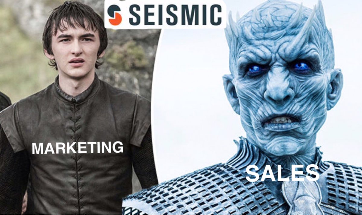 Does your Marketing Team have vision of your Sales Teams' actions? #WinterIsHere #SeismicIsHere -(Erod)
