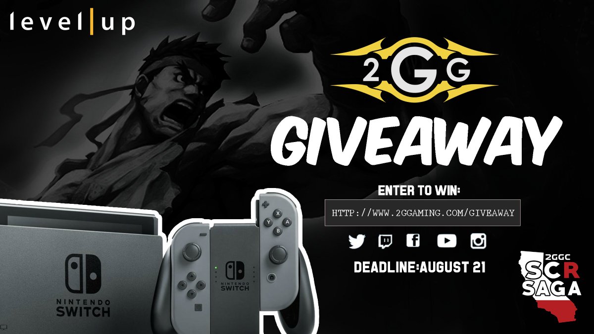 2GGaming's tweet photo. Bonus Level Unlock! Win a #NintendoSwitch by entering our #giveaway for free! Deadline is August 21st. Good luck!

https://t.co/rG3n8mgGjy https://t.co/Z6WCsZBMOD