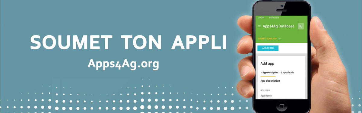 TheKedser's tweet photo. Développeurs #ICT4Ag: partagez votre applil avec le monde agricole via #Apps4Ag ➡️https://t.co/BXkVISrDzd
https://t.co/h10BskAfi8 https://t.co/gNYIrEoDS8