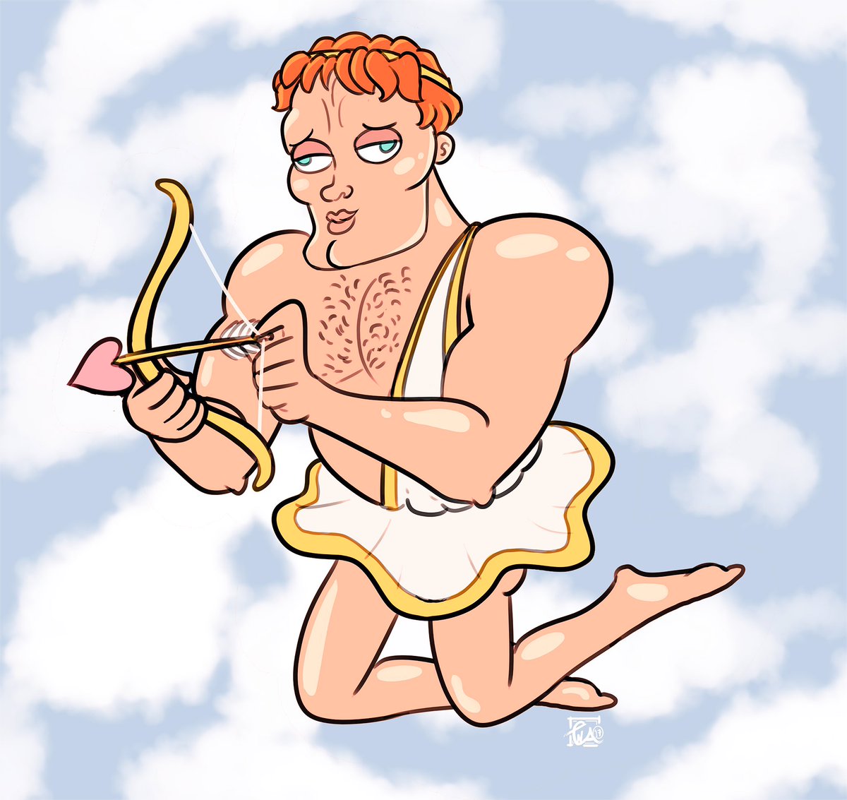 EnaBuns's tweet image. This will haunt me forever. #smiteart #HandsomeCupidward