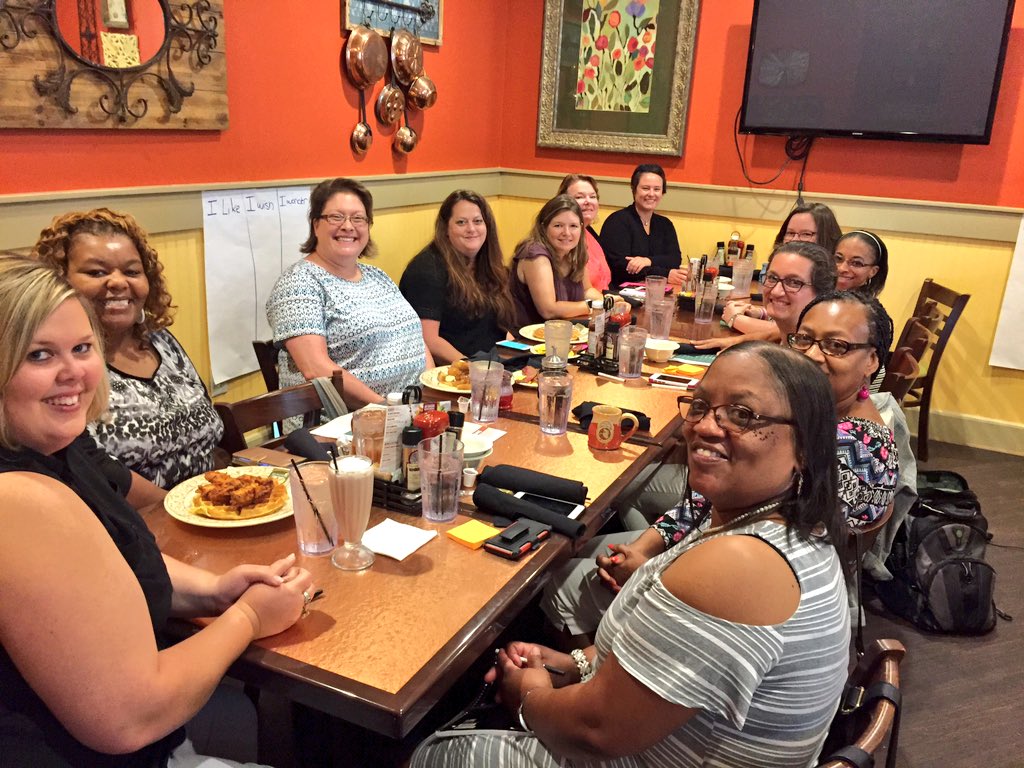 DomTeasley's tweet photo. Summer Input Roundtable 🌞 🥞🍳We value teacher voice today and everyday ! #RESknights https://t.co/b3xldrstdb