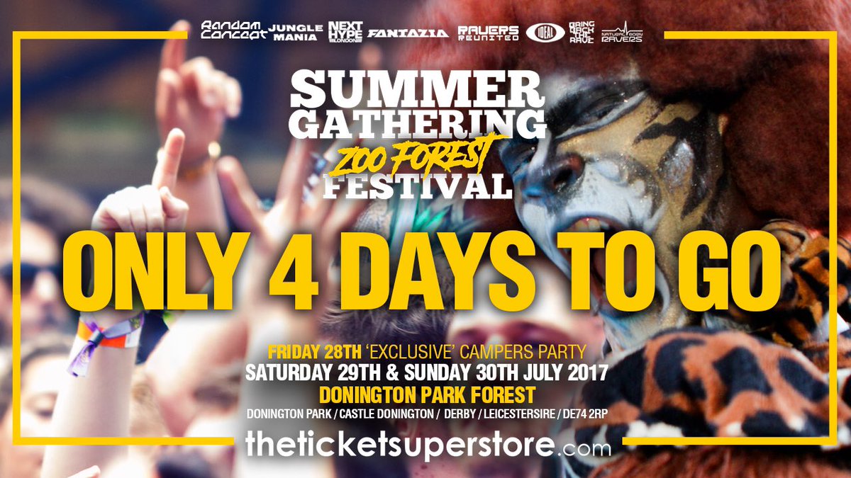 RANDOMCONCEPTUK's tweet photo. ☀️4 Days☀️

🔵Full Weekend +Camp £125
🔵Sat &amp; Sun +Camp £105
🔵Sun +Camp £55
🔵Sat &amp; Sun £85
🔵Sat £45
🔵Sun £45

Tickets: https://t.co/igxhGFQufR https://t.co/kwngsL7CZx