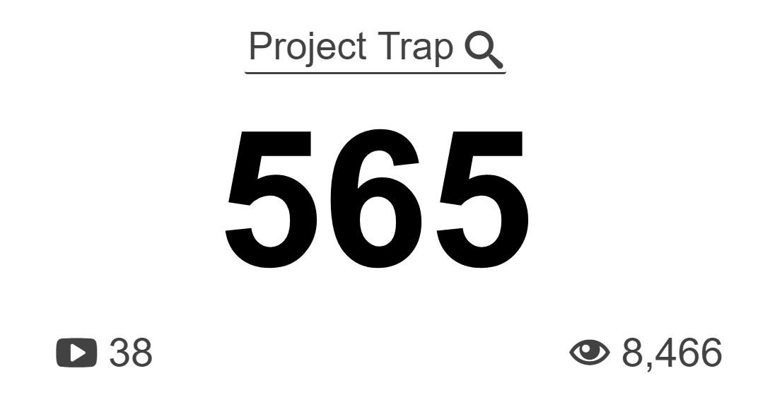 ProjectTrap_'s tweet image. 600 soon! #roadto600