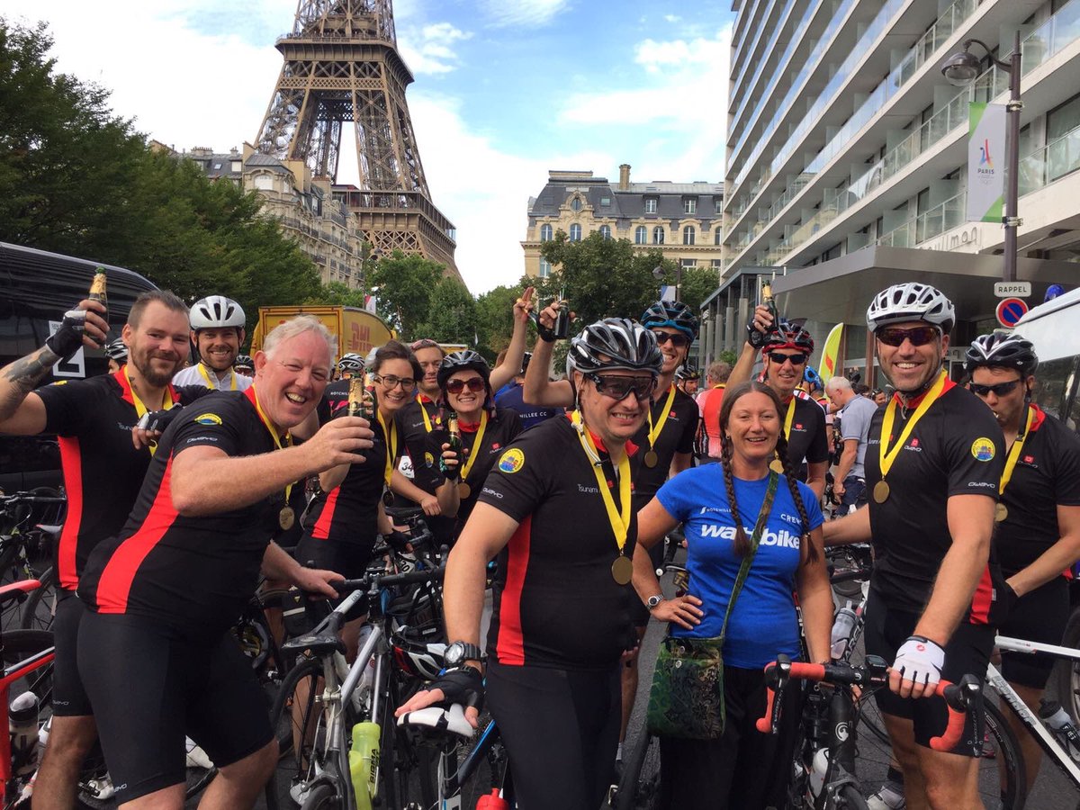 RoseHaslem's tweet photo. London to Paris 🚴🏽♀️🇫🇷🍾 #L2P2017 https://t.co/FmvcDfGALW https://t.co/Es7BQFk6Ex