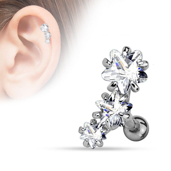 BodyGauges's tweet photo. 3 star #TragusStud cascading down, 16 GA, 1/4” long comes in 2 colors
Get here→ https://t.co/BteEJjIk6c
#TragusJewelry #TragusEarrings https://t.co/eNcBzgThMN