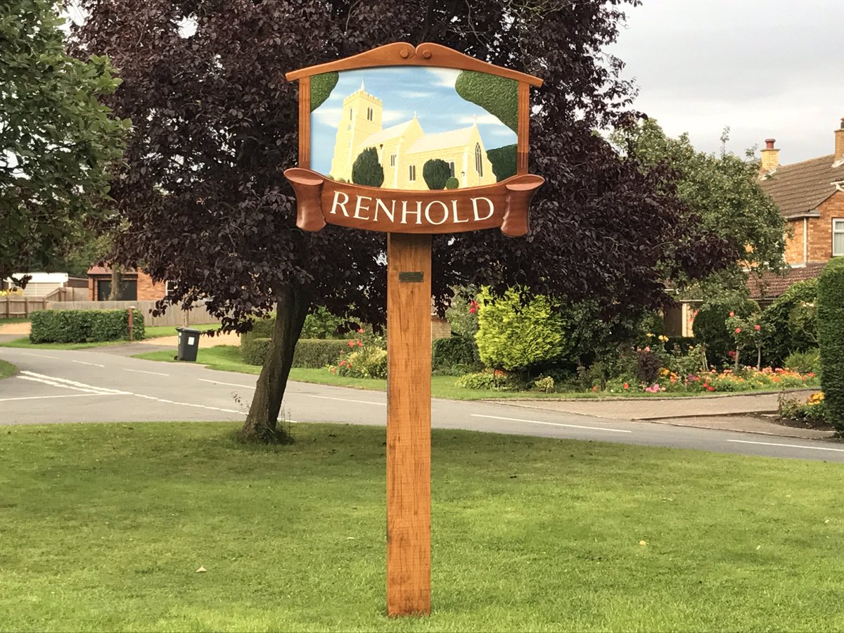 renholdvillage's tweet photo. Have you seen the new village sign at Green End? #greenend #renhold https://t.co/RMILLBo3fZ