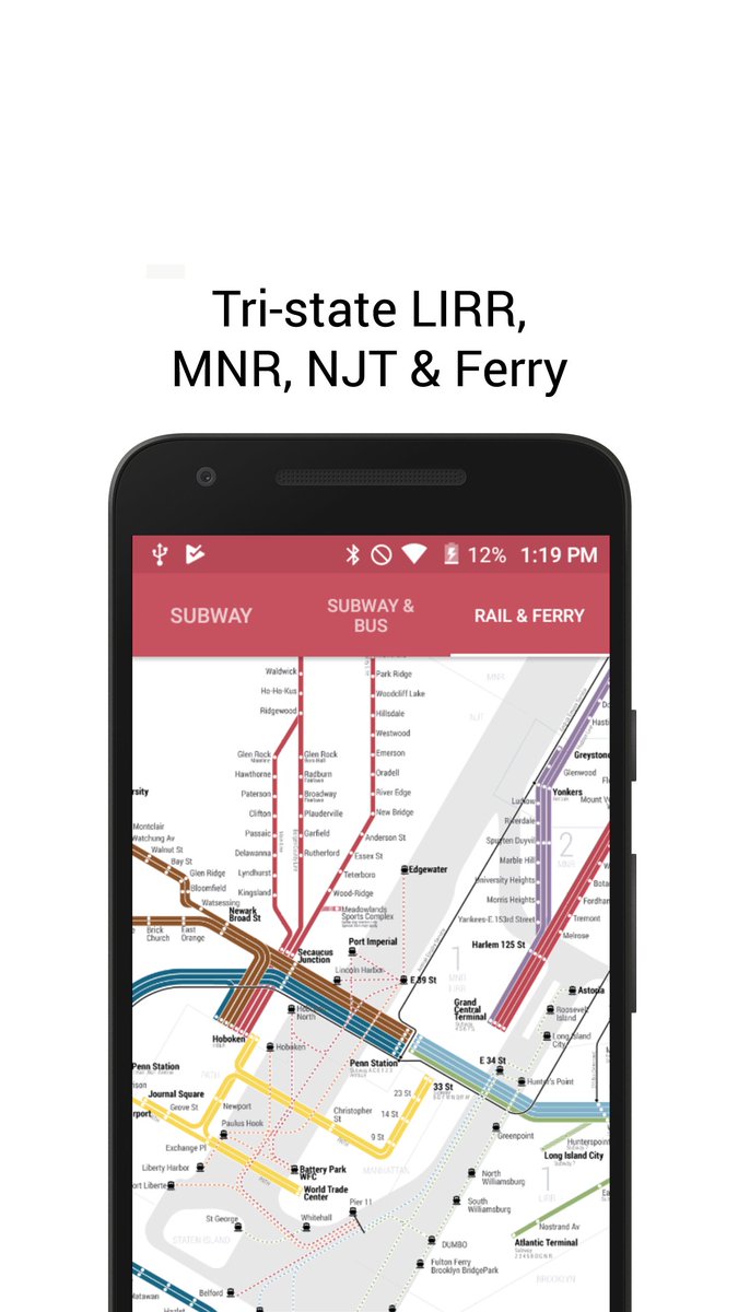 BulletMap's tweet photo. One City, One Map. Now showing East River &amp; Hudson River ferries. Bullet Map for Android  https://t.co/OT6xi2zxGy https://t.co/ueHwquw1os