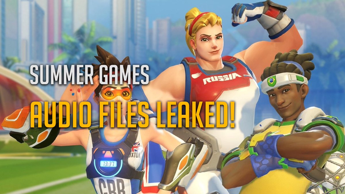 🔥SUMMER GAMES AUDIO FILES LEAKED! 🔥

❤️ LIKE THE PAGE FOR MORE AWESOME NEWS ❤️

news-overwatch.com/summer-games-a…

#Overwatch #News #SummerGames #Leak