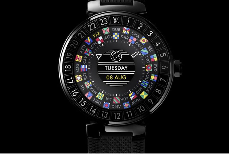 technology's tweet image. We're taking a look at Louis Vuitton's smartwatch. See what it can do Wednesday on Gadgets With Gurman bloom.bg/2tvv522