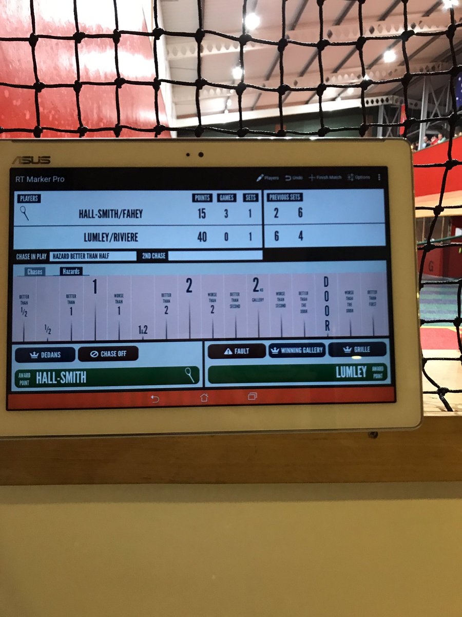 PrestedTennis's tweet photo. We are #1SetAll in the #FINAL #ProDoubles17 @GraysRealTennis https://t.co/RHAbvSaDGg