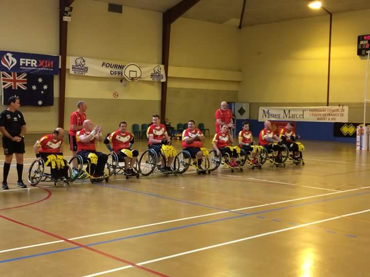 WalesRugbyL's tweet photo. Favourites @FFRXIII beat @WalesWhRL in final @WheelchairRL @RLWC2017 #FOWC2017 group game. @IntlRL https://t.co/aGc1azJwmh https://t.co/aLGCS63zQw