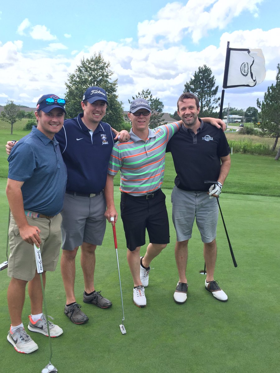 BuffaloJrSabres's tweet photo. Great day for our 4th annual Jr. Sabres golf outing at Lancaster CC. Thank you to all of our players and sponsors. https://t.co/DaL9Lwoa93