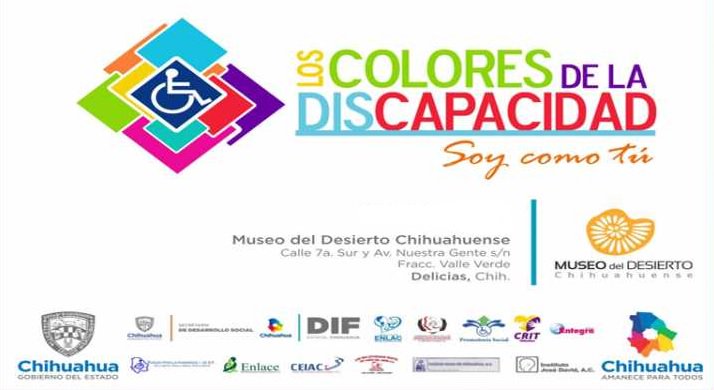 LuisF_Mesta's tweet image. El Museo del Desierto Chihuahuense, en #Delicias, alberga la muestra 'Los Colores de la Discapacidad'. ¡Los invito a visitarla!