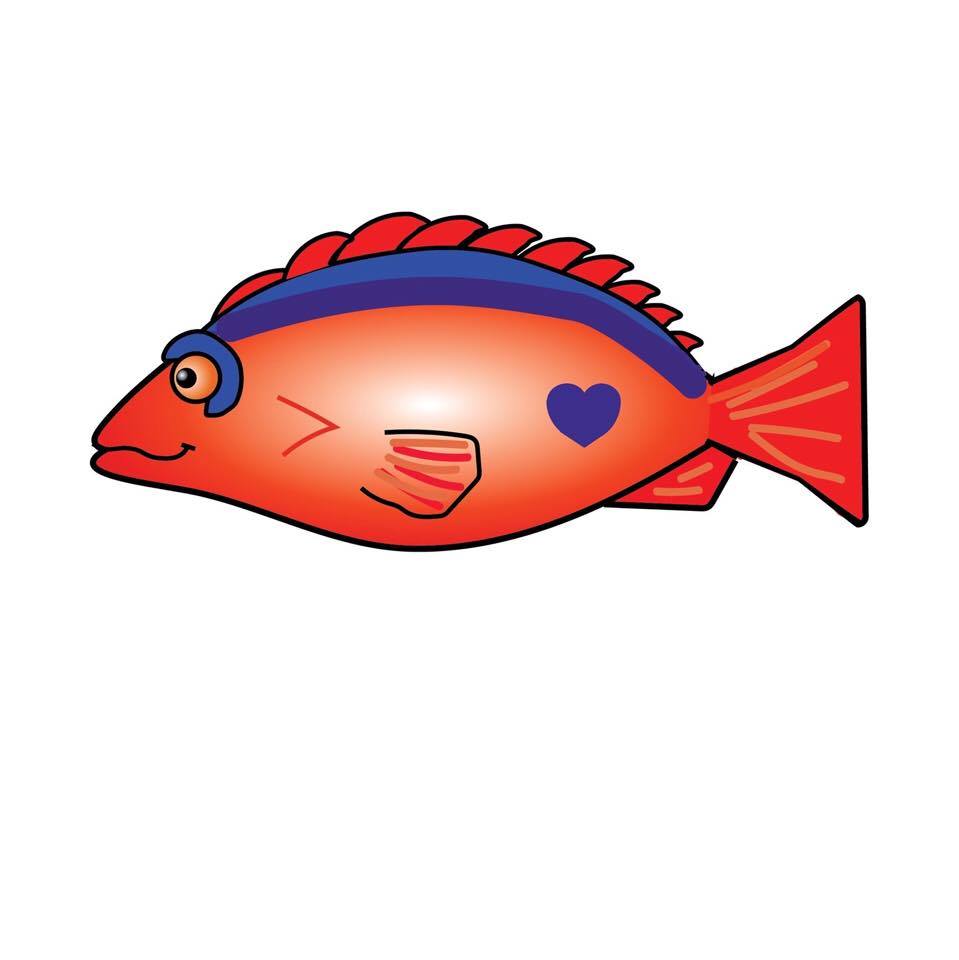 SAFEthroughArts's tweet photo. #MeetTheCharacters! #FriedaFish is a #brave #flamehawk #fish from #Hawaii who wants to become a #firefighter when she is older. https://t.co/ONyZziWz0X