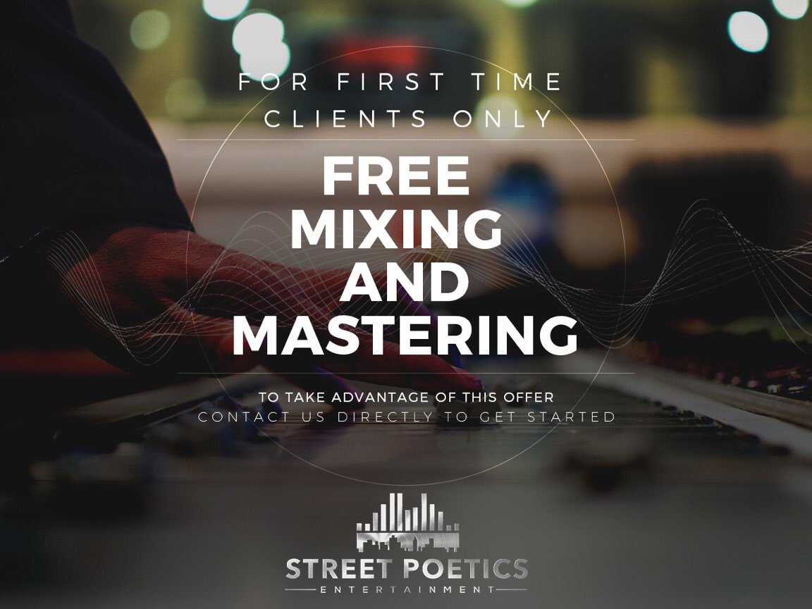 SPEnt_LLC's tweet photo. First track is on the house! Second one is $40 let us get your music to stand out above your competition! #mixing #mastering #YVOV #Protools https://t.co/wb93KUdHiT