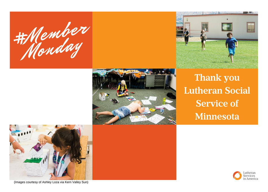 LutheranSvcs's tweet photo. A great #MemberMonday story from @kvsun highlighting @CampNoahLSSMN for aiding disaster-impacted children. 
More: https://t.co/121ajVvEE4 https://t.co/KN9UQqqp6L