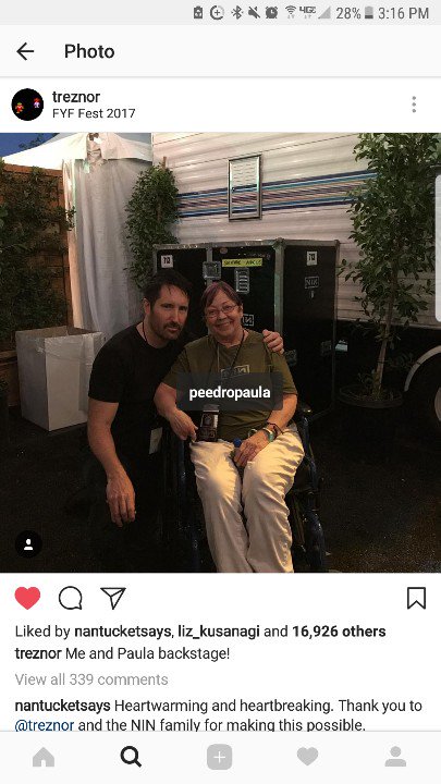 LiveFromTheRail's tweet photo. We know this #NIN fan. She deserves the best! https://t.co/4WmLoy4r7C