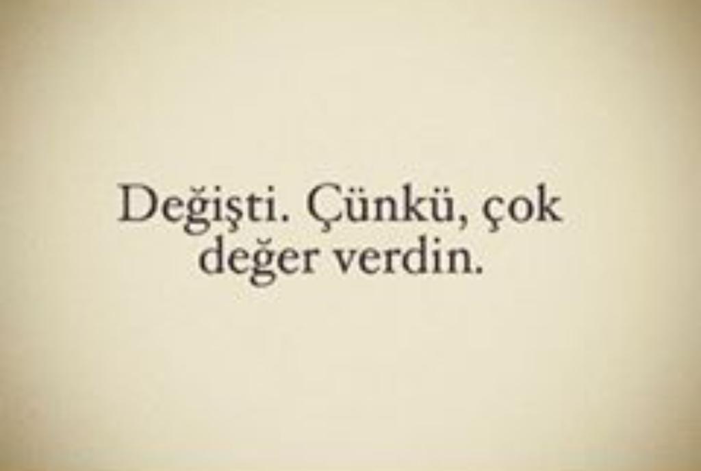 Kesinlikle fazla değer verince böyle oluyormuş demek ki