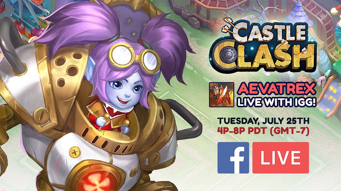 Live at IGG, <a href="/AevatrexCC/">Aevatrex</a> joins us four our four-hour anniversary live stream! It all goes down tomorrow July 24th exclusively on Facebook!