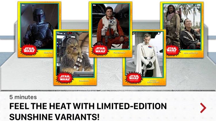 ToppsSenate's tweet image. Coming Soon: A Previously Unannounced Award For Collecting All 287 Sunshine Variants! An Exclusive Card of Rey Against Jakku's Sun!