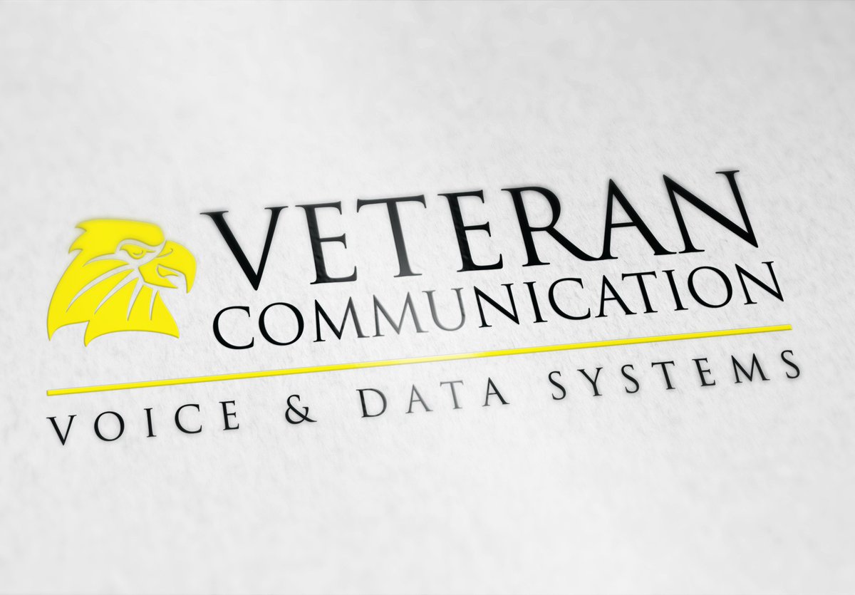 ForgePop's tweet image. #LogoDesign for Veteran Communication: Voice &amp;amp; Data #GraphicDesign