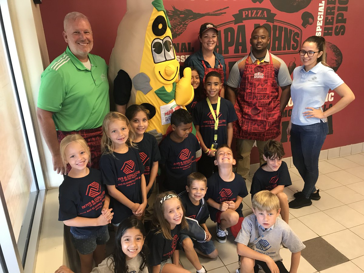 bgcarizona's tweet photo. Papa John’s will donated $1 to BGCMP. Thank you for the support Papa John’s. #bgcmp #papajohns https://t.co/53w4cdTQPh