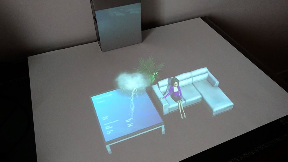 hill_eng's tweet image. The #hololamp is the first glasses-free portable augmented reality device! Pretty cool!