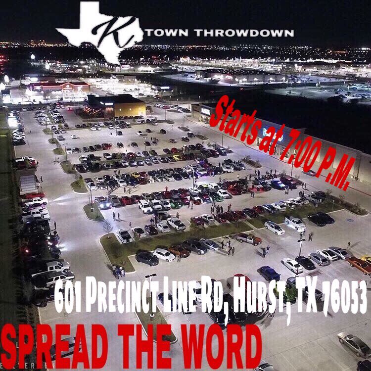ktown_throwdown's tweet photo. KTOWN THROWDOWN! SEE YALL AT 7:00! NO REVVING! NO BURNOUTS! https://t.co/aPyvrnyGDv