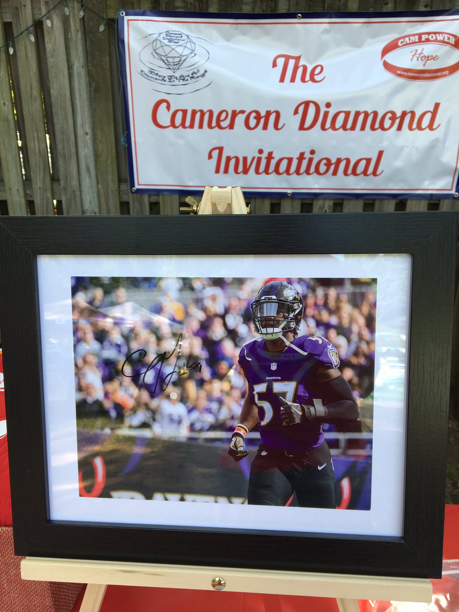 a_diamondhokie's tweet photo. Thank you @Ravens & @TreyDeuce32RTR for the awesome auction item #charity #cpfa #RavensFlock https://t.co/bz3XxI0Spg