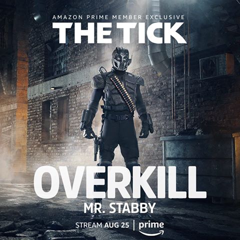 I like to wear masks. <a href="/TheTickTV/">The Tick</a> #thetick #overkill #mrstabby #momissoproud