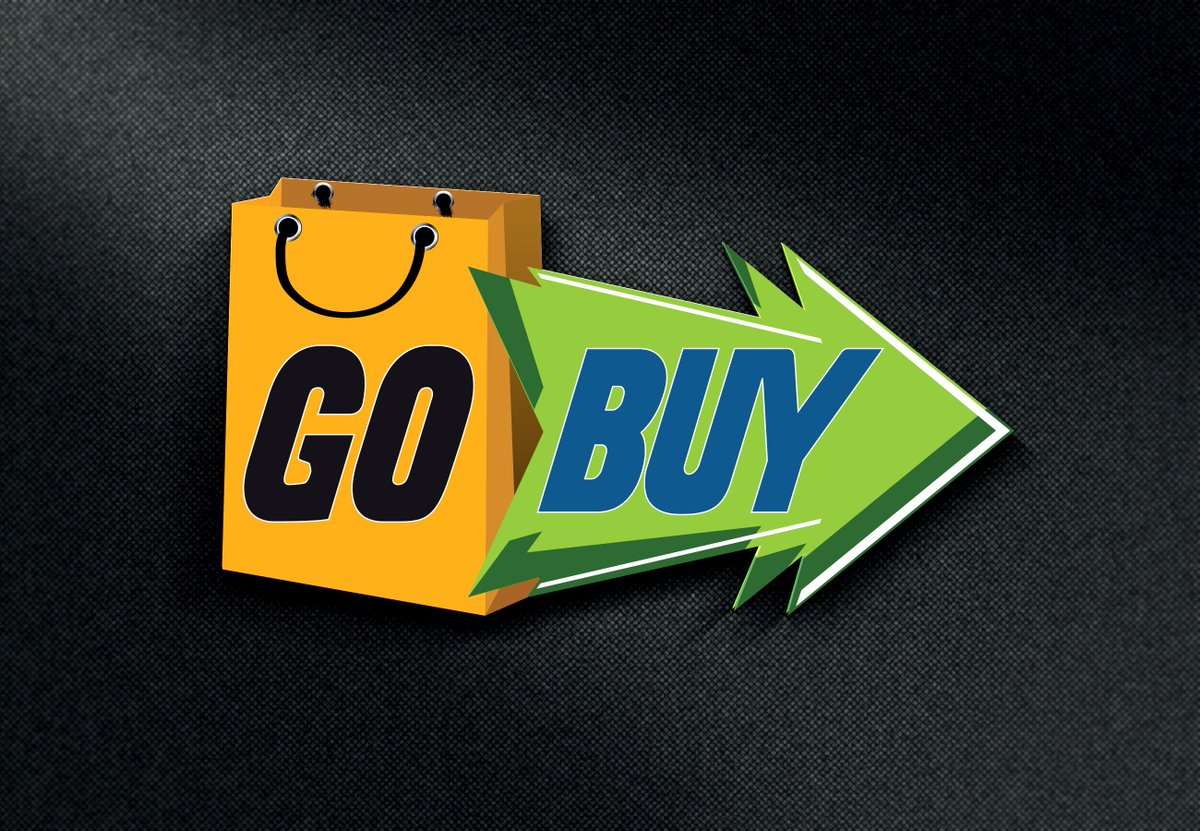 ForgePop's tweet image. #LogoDesign for GoBuy Marketplace #LogoDesign