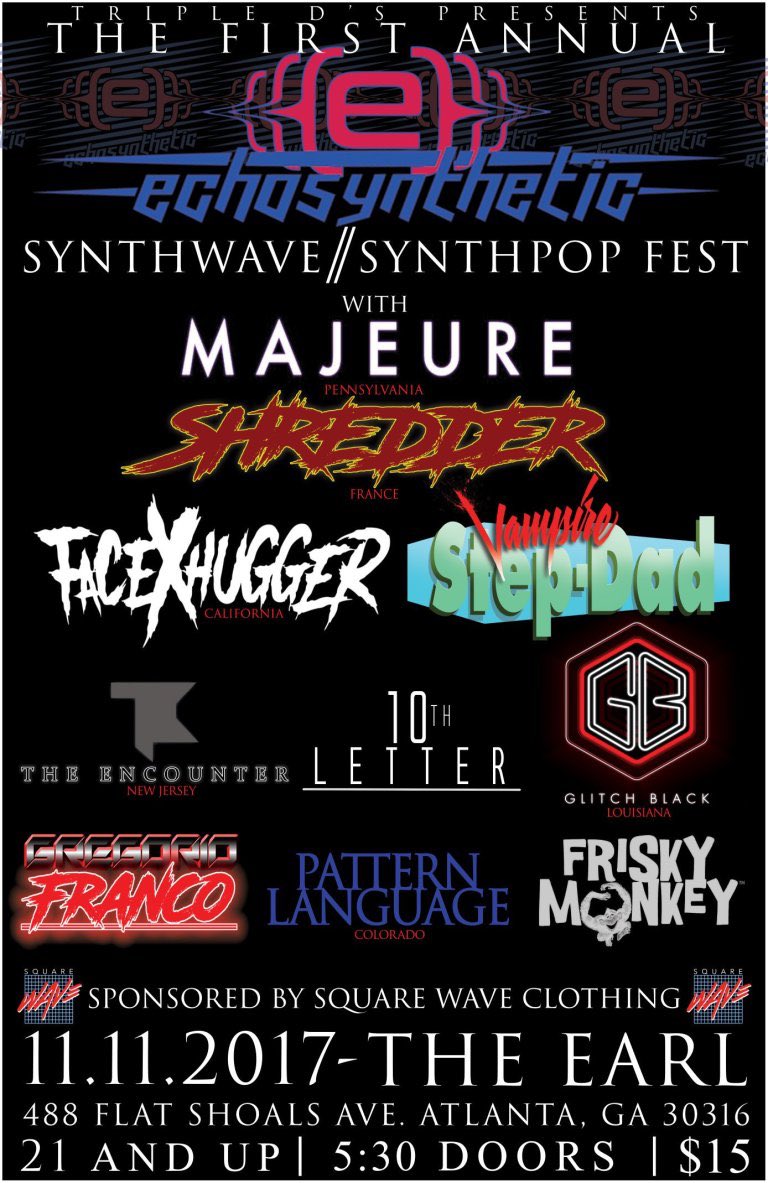 99x's tweet photo. Just announced: Echosynthetic Fest at @EARL_EAV! Who's stoked? #GUCULocal https://t.co/U4UhzGmniU