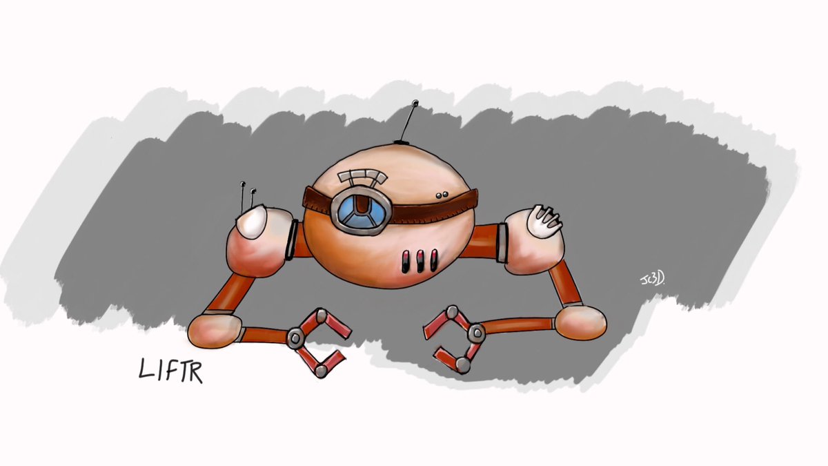 theonemanmovie's tweet photo. Concept art for LIFTR the latest character in #onemanmovie #gameart #conceptart #procreate https://t.co/vLiF8obO9s