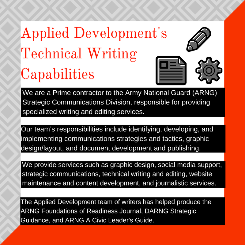 xbraxton's tweet photo. Get to know AD's core capabilities, starting with #TechnicalWriting #AppliedDev https://t.co/KSN9RHAsds