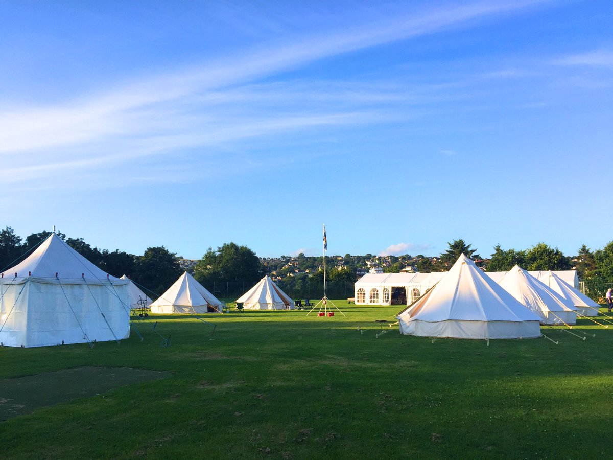 #Camp2017 Day 2 - Camp is now fully up and the rest of our boys have joined us in sunny Teignmouth