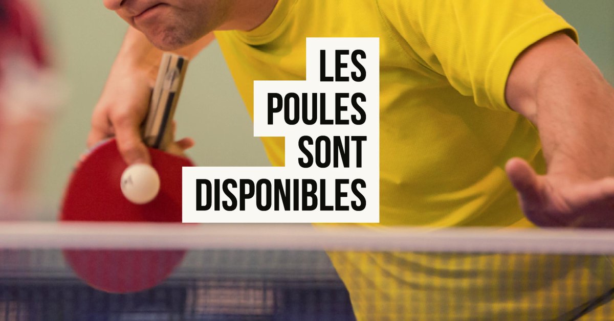 cd51_tt's tweet photo. #LGETT #CD51TT  🏓🐓
Les poules du championnat régional sont disponibles :
https://t.co/Hs3cZ8Cesx https://t.co/0cmW0eEyYH