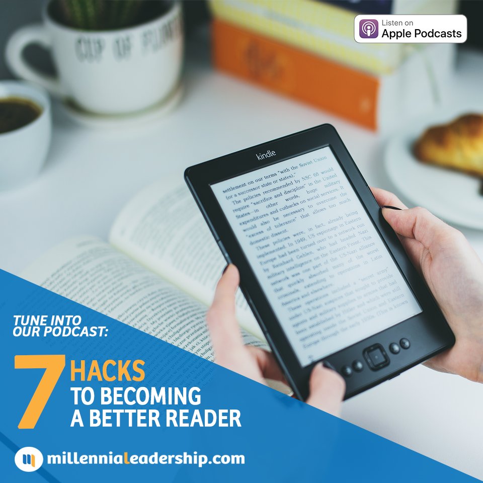 LeadershipNet_'s tweet photo. Readers are Leaders of the future! How can you be a better reader? Leave it to @wesgay & these 7 hacks to teach you! #7Hacks #BetterReader https://t.co/PftlkqOp7Y