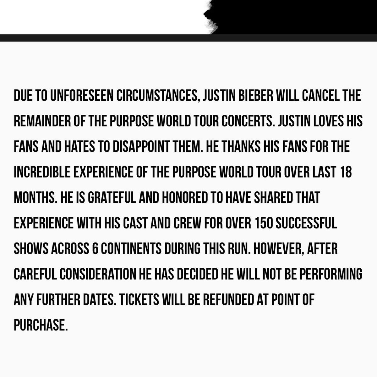 KennySWAG__'s tweet photo. #PurposeTour https://t.co/V70bDhhp9j