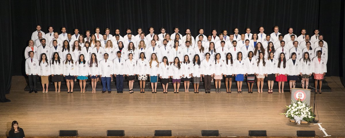 TTHealthElPaso's tweet photo. ICYMI: 103 new medical students donned their very first white coats Saturday. Congratulations & welcome to the #PLFSOM!
#PLFSOM2021 https://t.co/ONrwVPxKyR