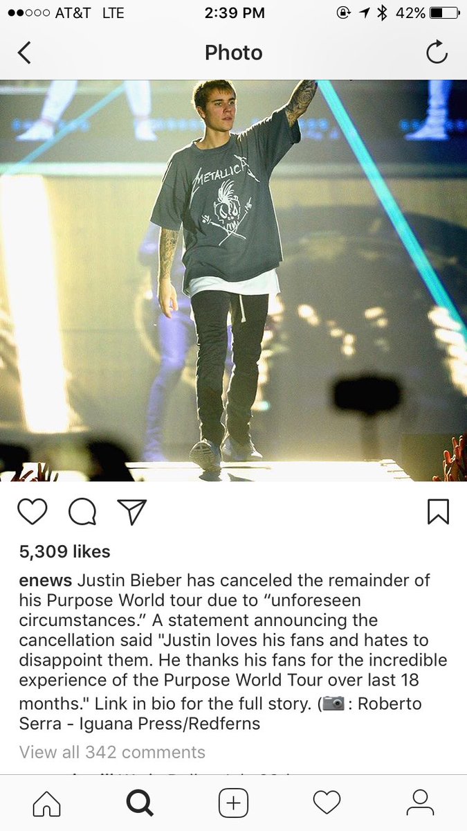 Most depressing news I have ever recieved. So upset. How could you do this to me <a href="/justinbieber/">Justin Bieber</a> ? #purposeworldtour