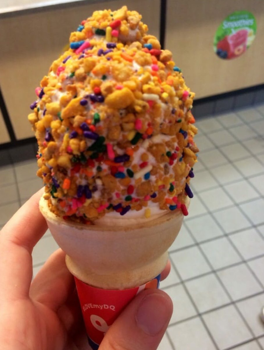 taiirenee's tweet photo. @DairyQueen when are bringing crunch coat toppings back to all your restaurants? https://t.co/HLKDxPpuP9