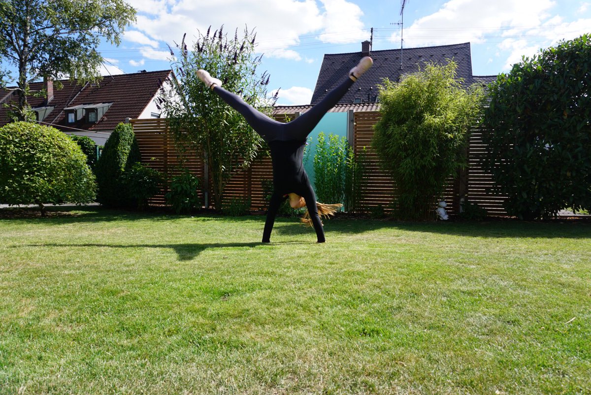 Sometimes you have to let go and be free. #gym #cartwheel