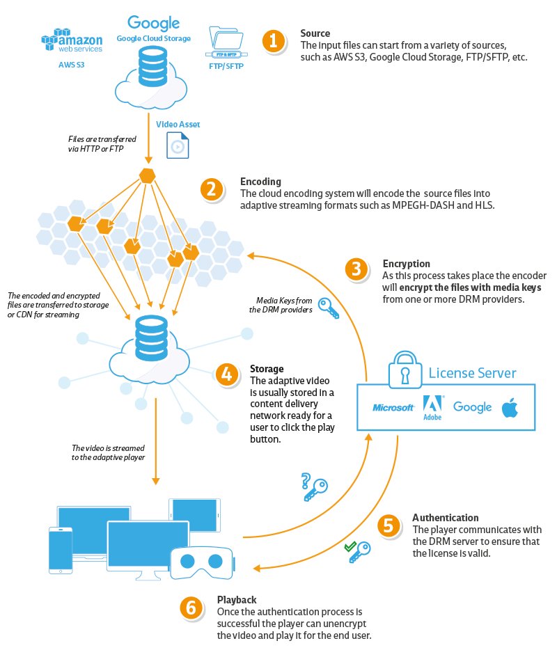 bitmovin's tweet photo. The best DRM guide on the internet right now. Get answers to all of you #contentprotection questions.  https://t.co/Nihz8I7puC https://t.co/yXZ1coNf95