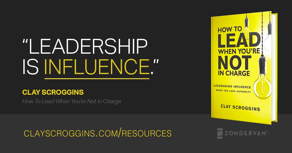 clayscroggins's tweet photo. The road of leadership forks at the intersection of authority and influence. #HowToLead https://t.co/ueVL5nQwag https://t.co/USnKY01Rob