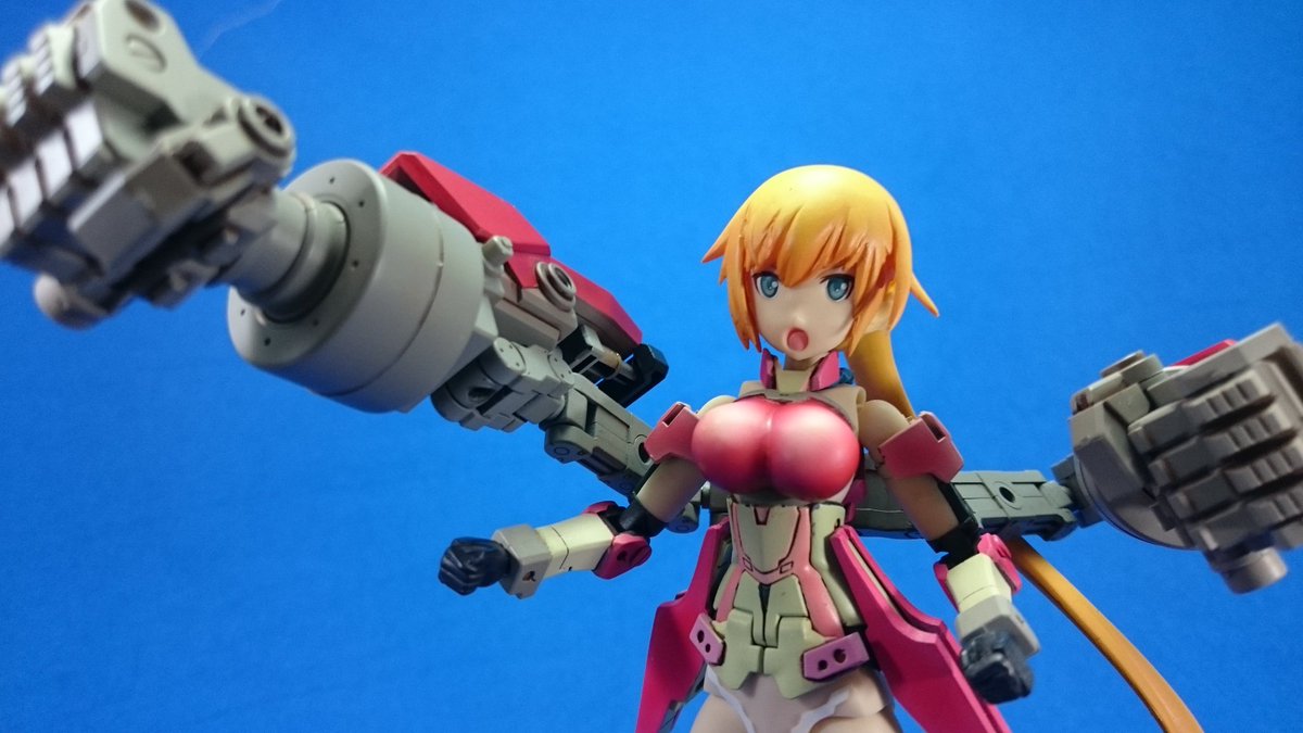 フナバ氏 Booth販売中 ワンフェスに出展する髪の毛パーツと豊胸パーツを使ったデモ迅雷が出来ました 時間があったら細部塗装とデカール追加したいです フレームアームズ ガール Faガール Wf17s